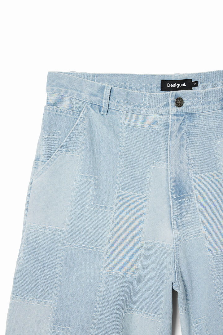 Patch denim shorts | Desigual