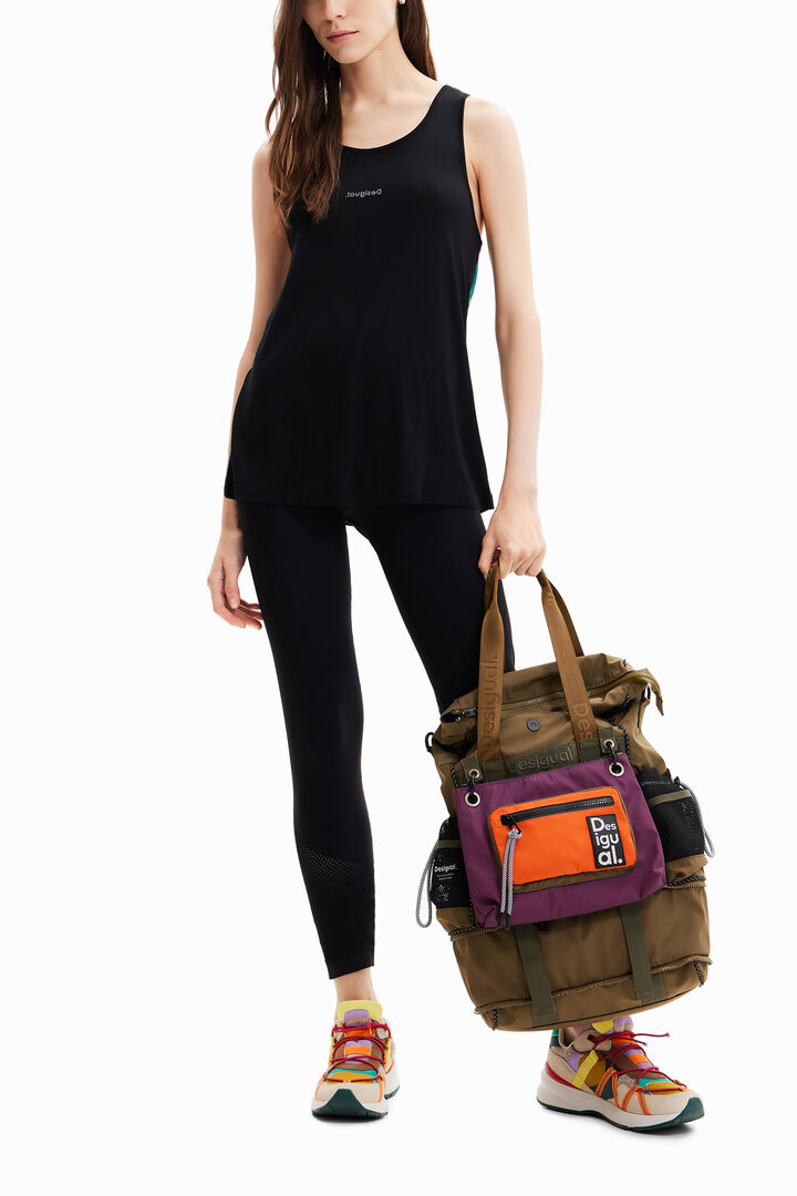 Sport floral vest top | Desigual