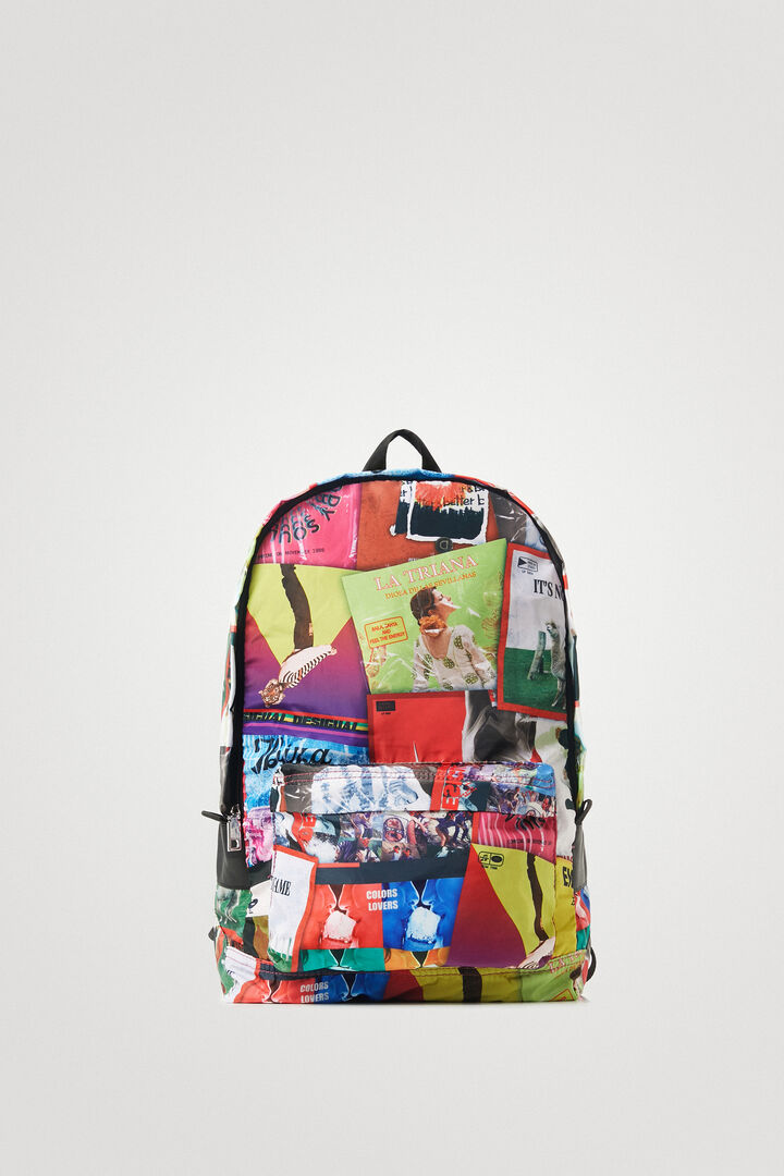 Mochila plegable postales | Desigual