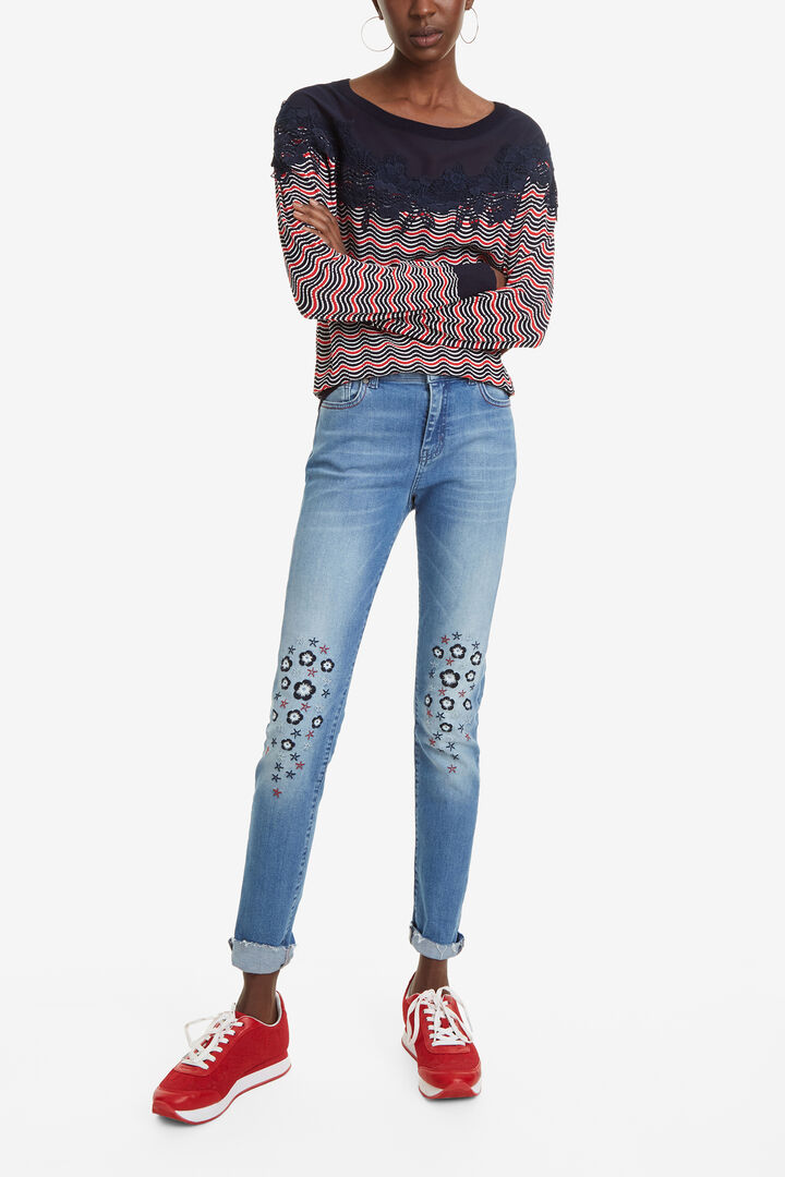Wavy Sailor Stripe Jumper Laura | Desigual