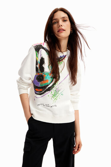 Arty Mickey Mouse sweatshirt | Desigual