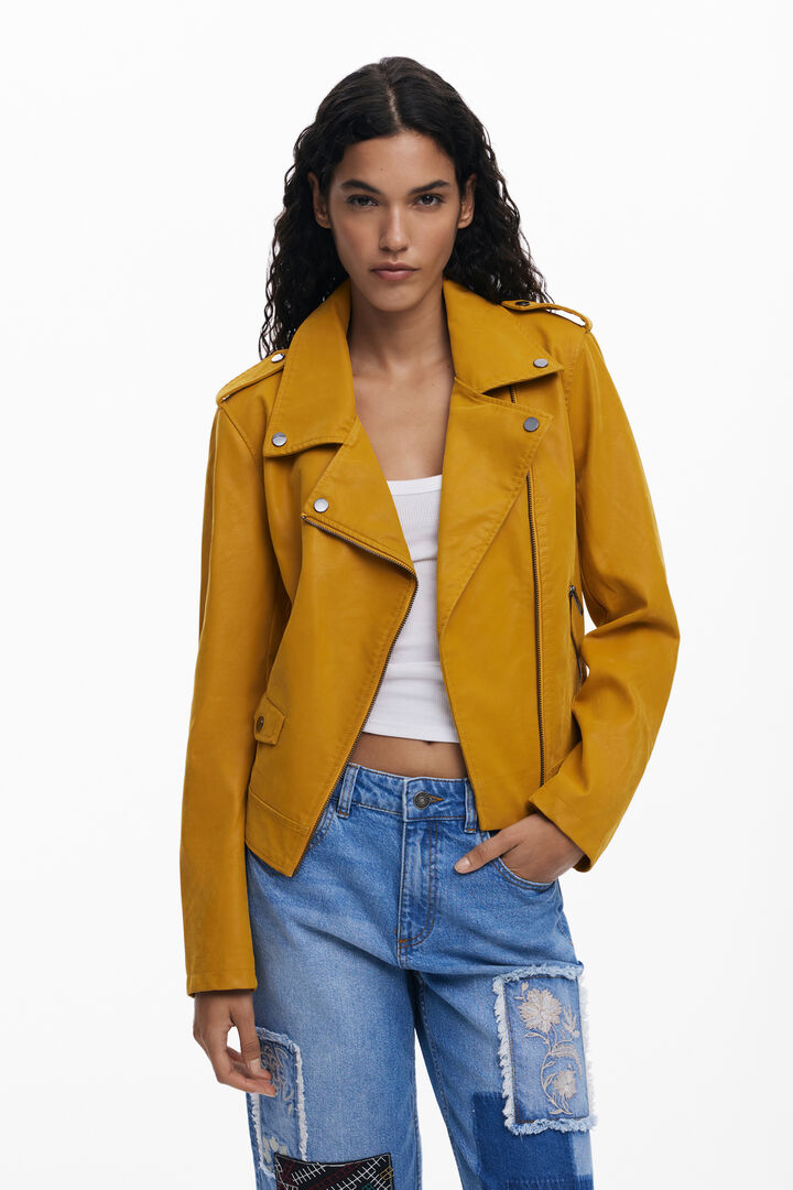 Vaquero cropped parches | Desigual