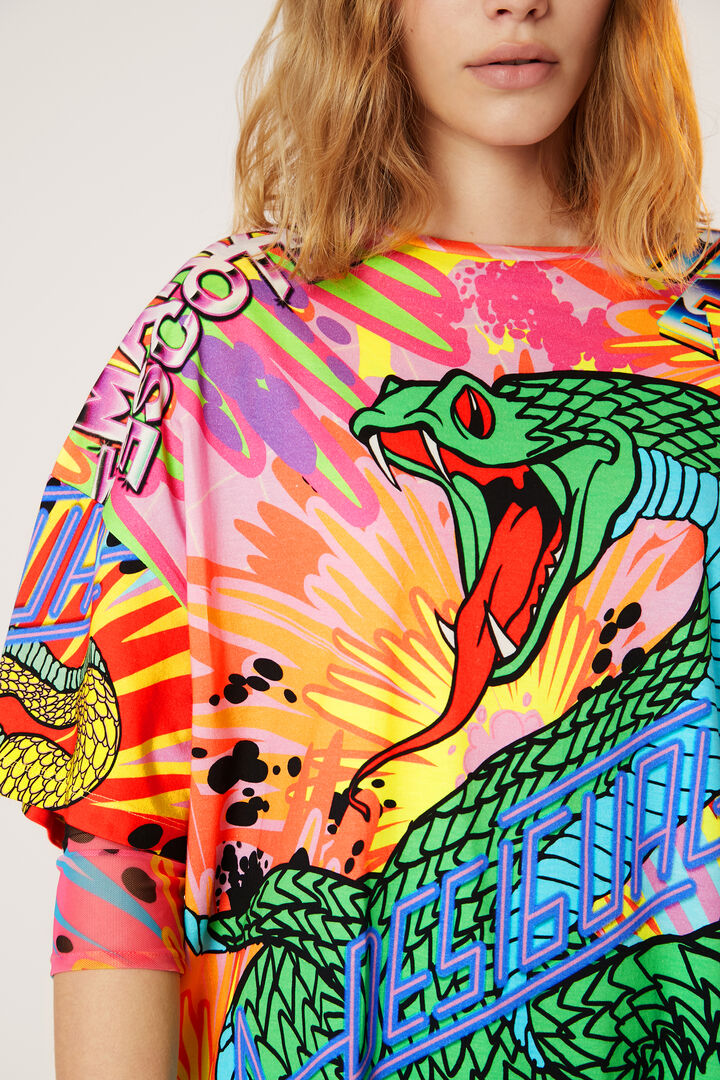 Oversized Snake T-Shirt | Desigual