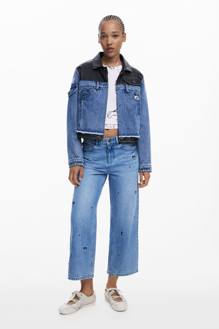 Gewachste Mickey™ Jeansjacke | Desigual
