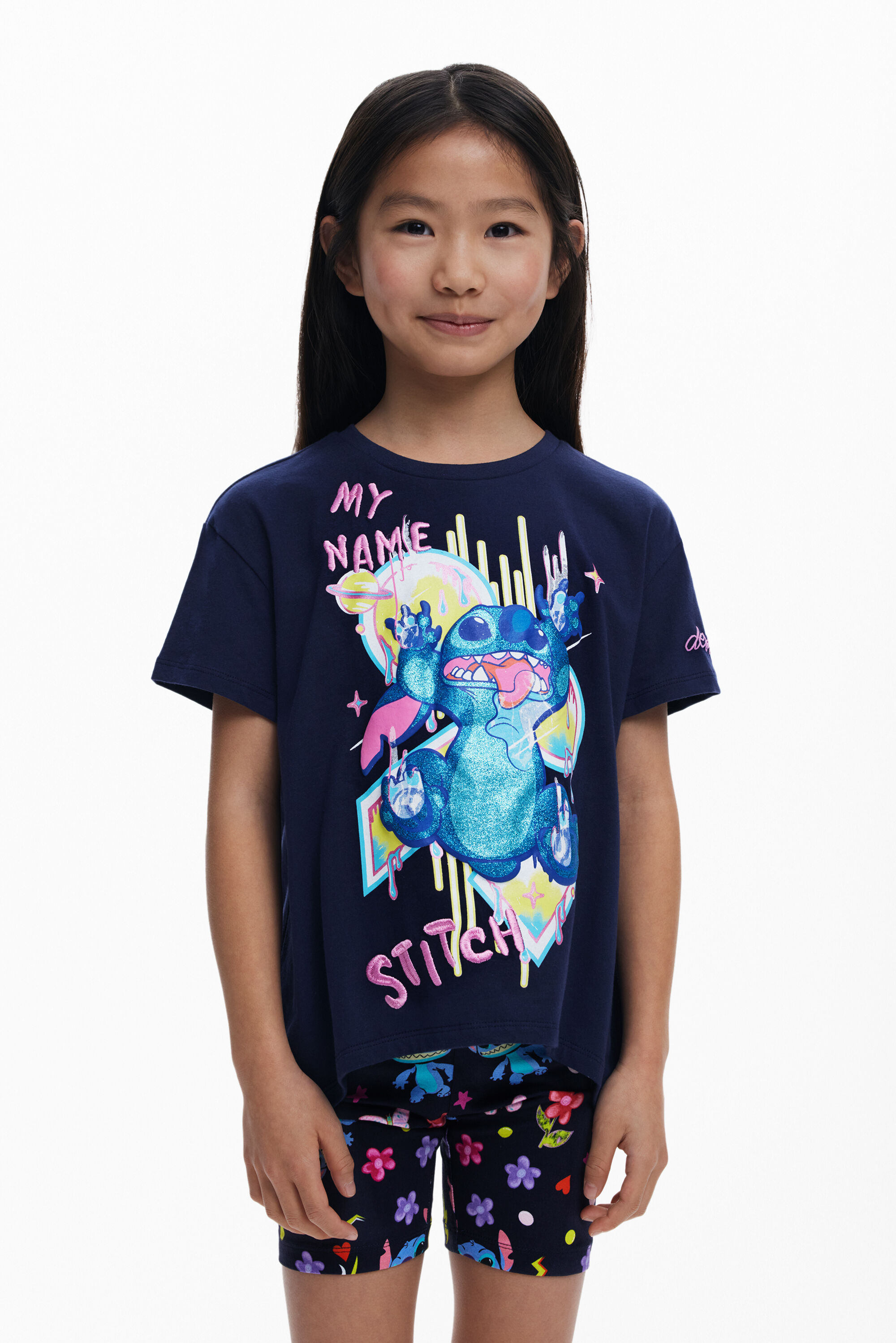 desigual Stitch™-top met punten - BLUE
