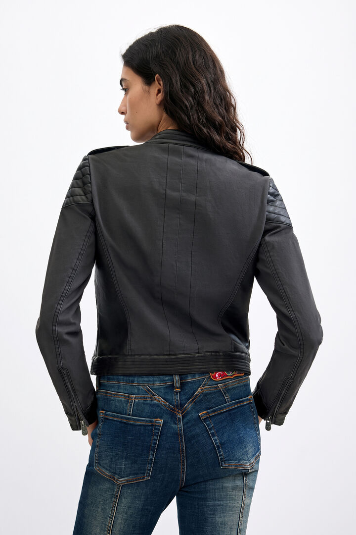 Jacket Leather Effect