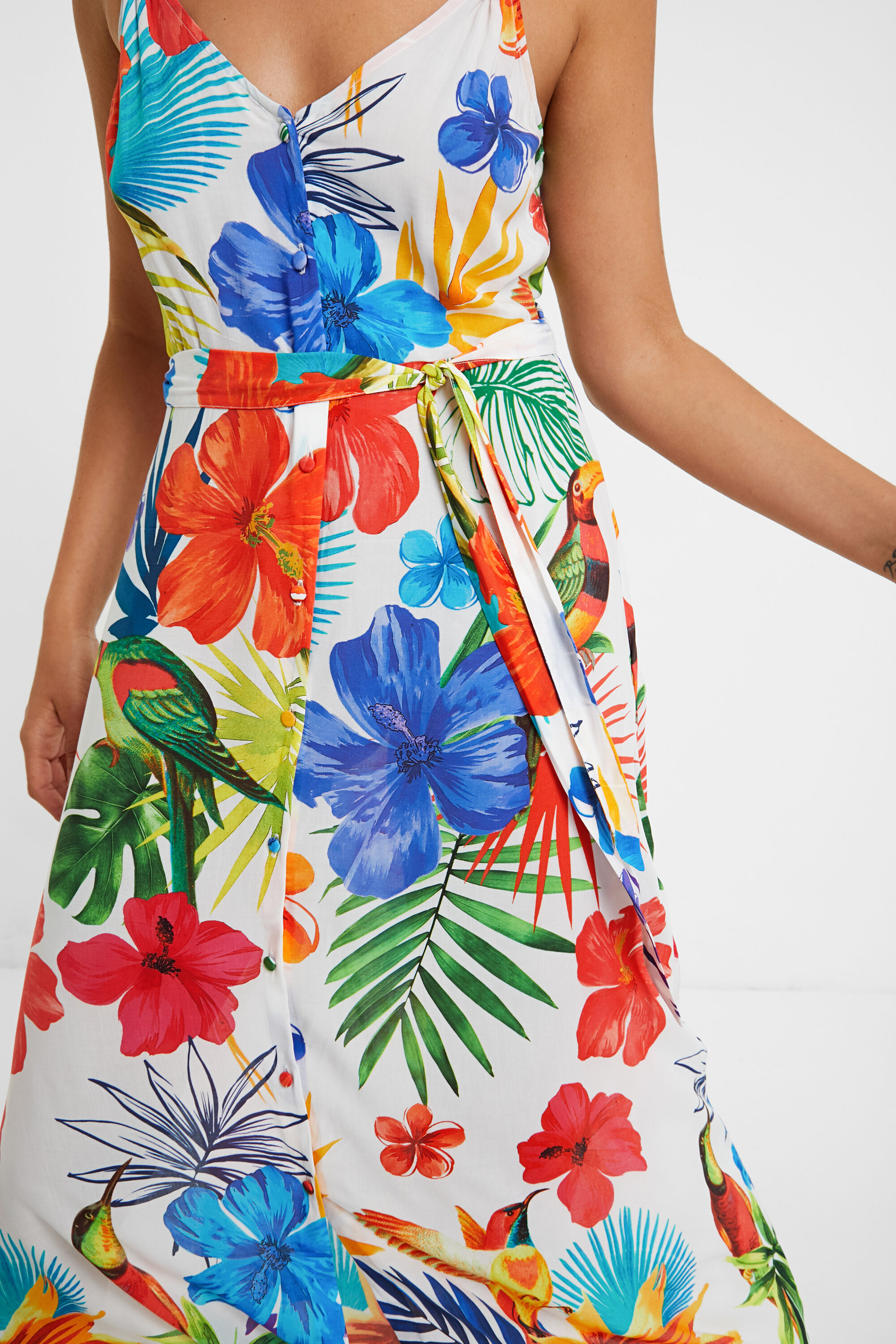 Vestido playero desigual clearance