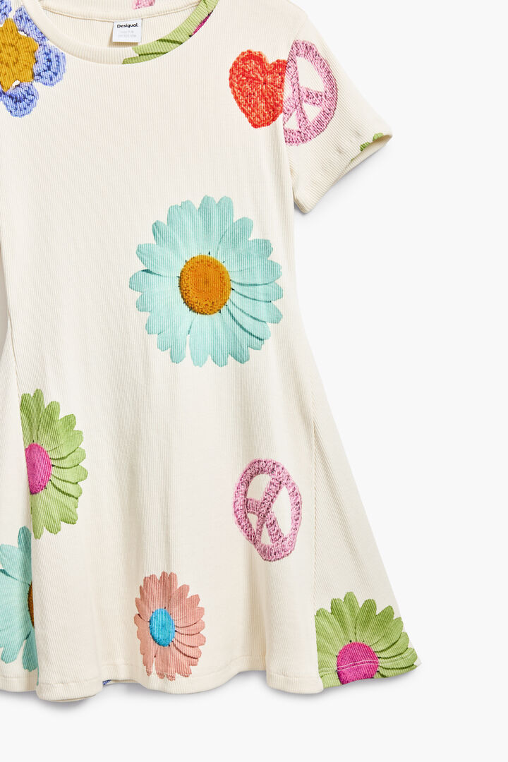 Vestido corto estampado | Desigual