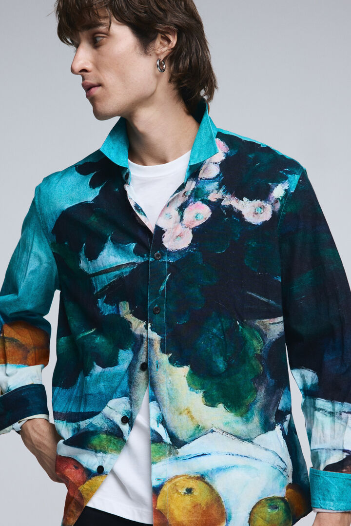 Overhemd met stillevenruit