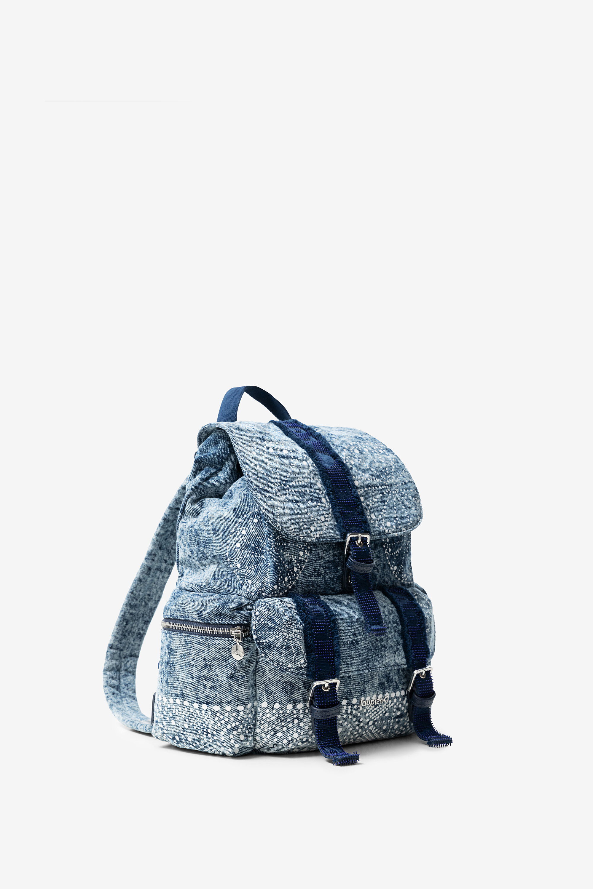 Mochila vaquera con mandalas gal cticos Desigual