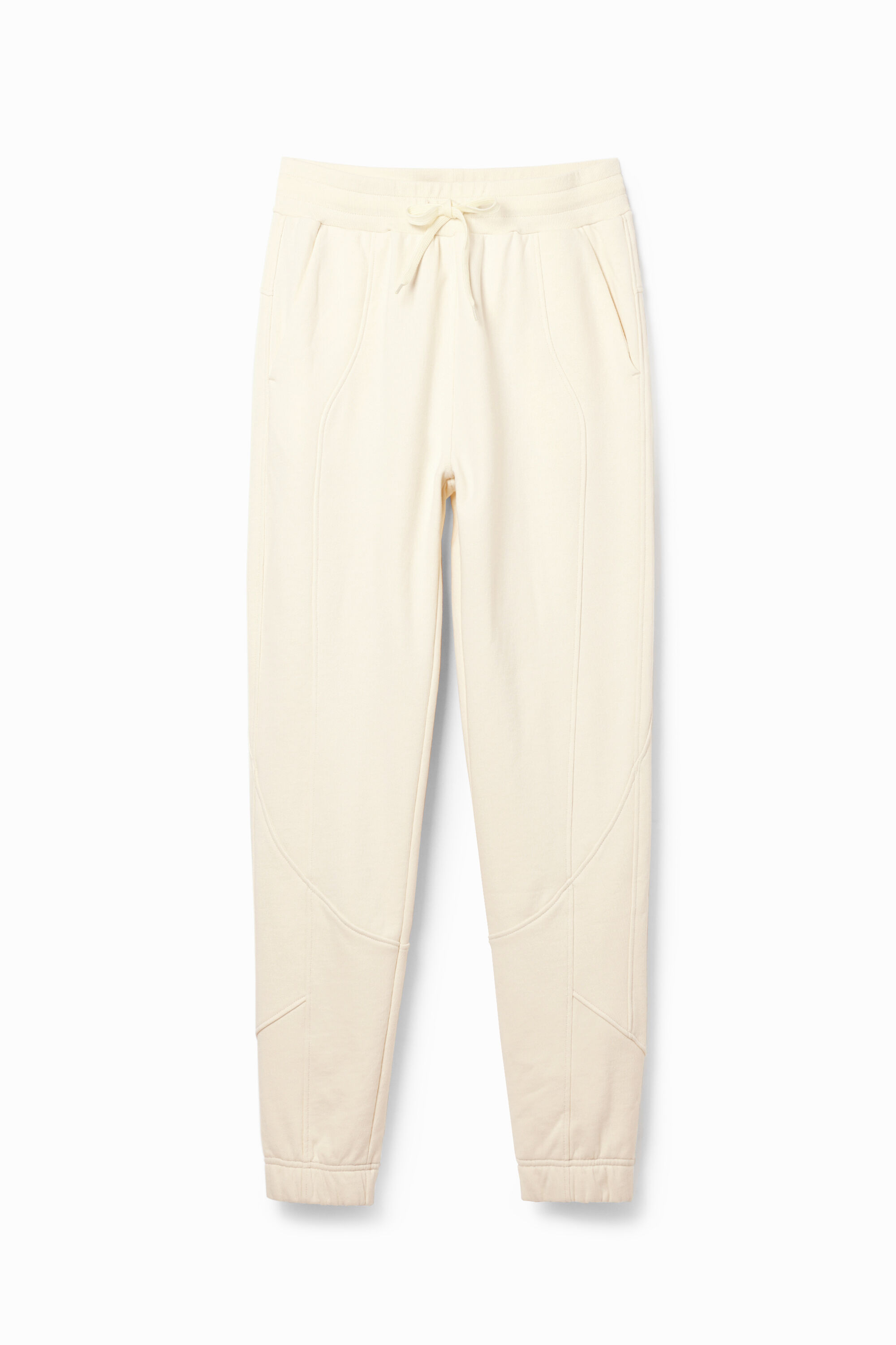 Desigual, Jogginghose Nähte, Baumwolle, Weiß, XL