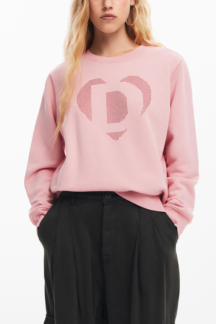 Desigual heart sweatshirt | Desigual