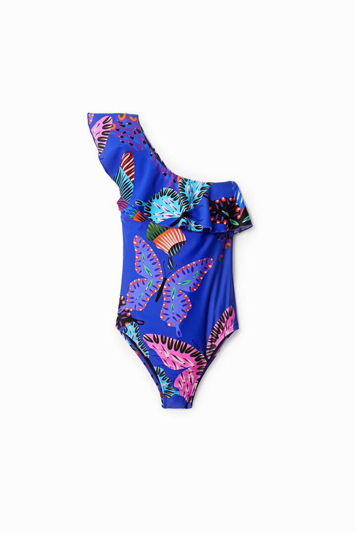 Bañador asimétrico mariposas | Desigual