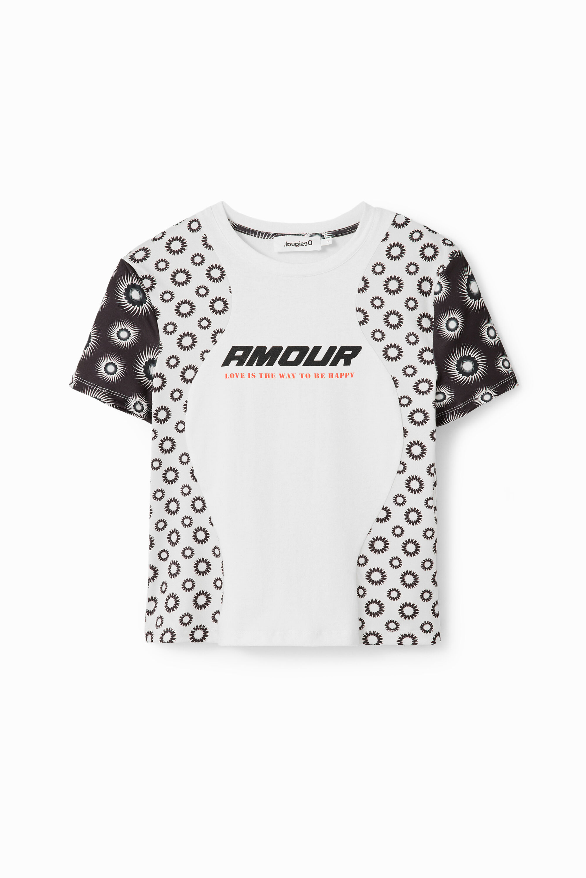 Geometric patchwork T-shirt