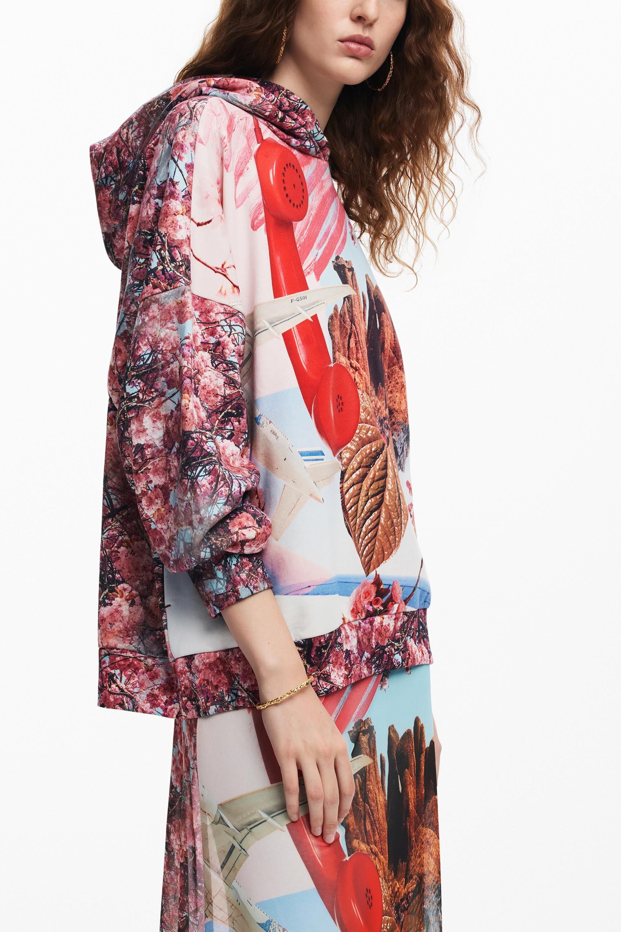 Sudadera estampada M. Christian Lacroix, Algodon, S