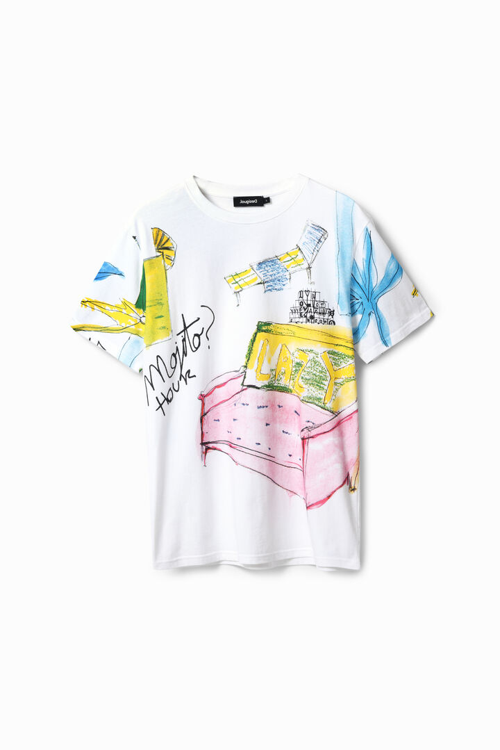 Short-sleeve angel T-shirt | Desigual