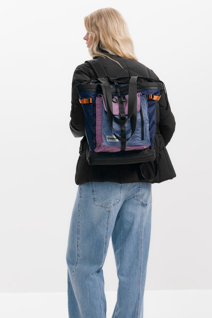 Mochila tote nylon grande | Desigual
