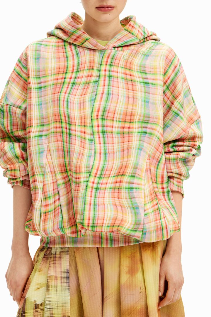 Sudadera vichy multicolor Collina Strada | Desigual