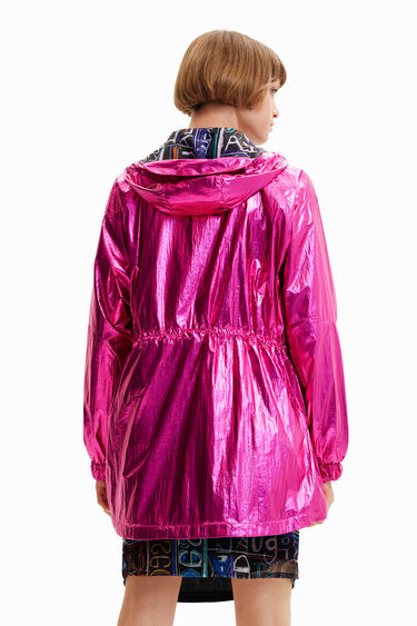 Parka metallizzato cappuccio | Desigual