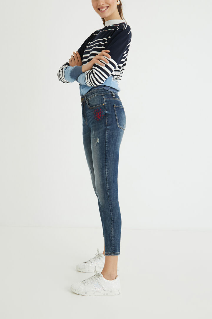Skinny heart jeans | Desigual