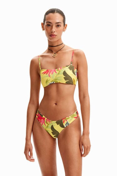 Dół od bikini w tropikalny deseń | Desigual
