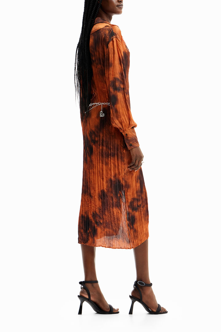 Vestido midi camisero | Desigual
