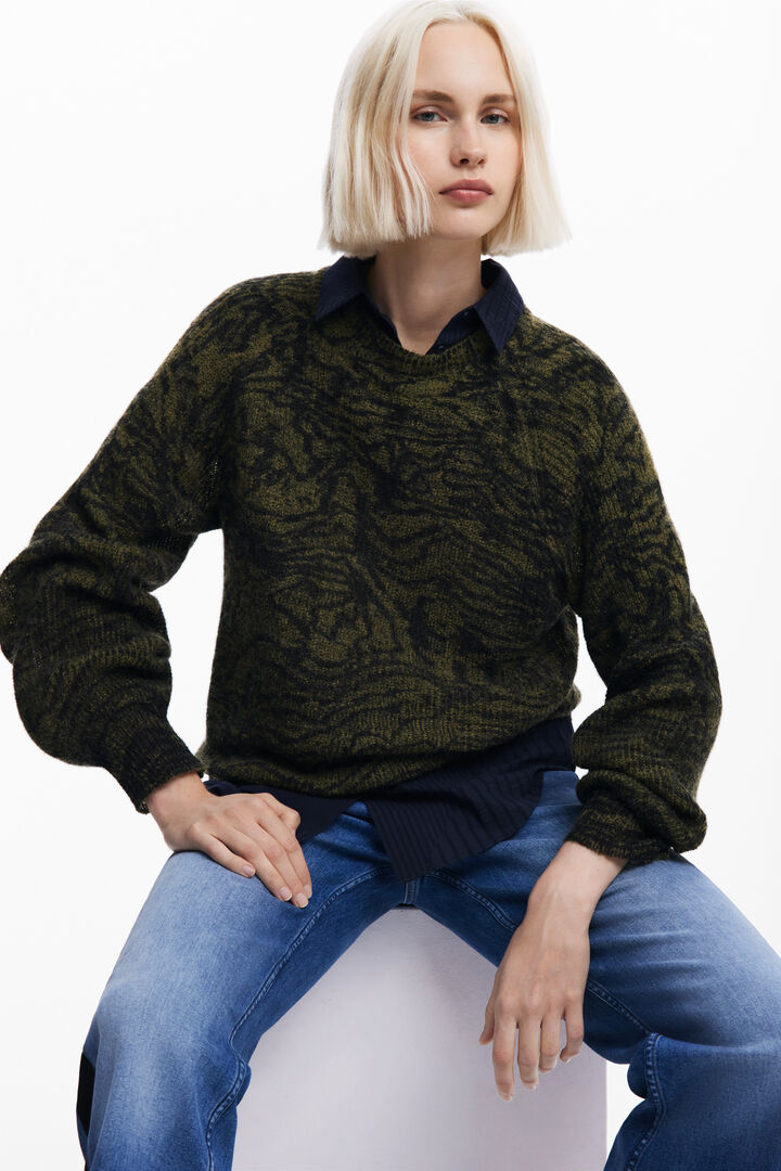 Arty print sweater | Desigual