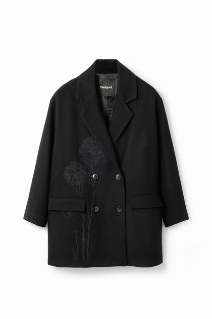 M. Christian Lacroix double-breasted wool coat