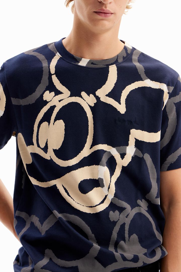 Arty Mickey Mouse T-shirt | Desigual