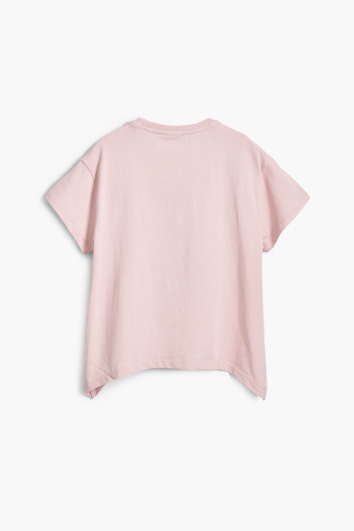 Heart T-shirt with rhinestones