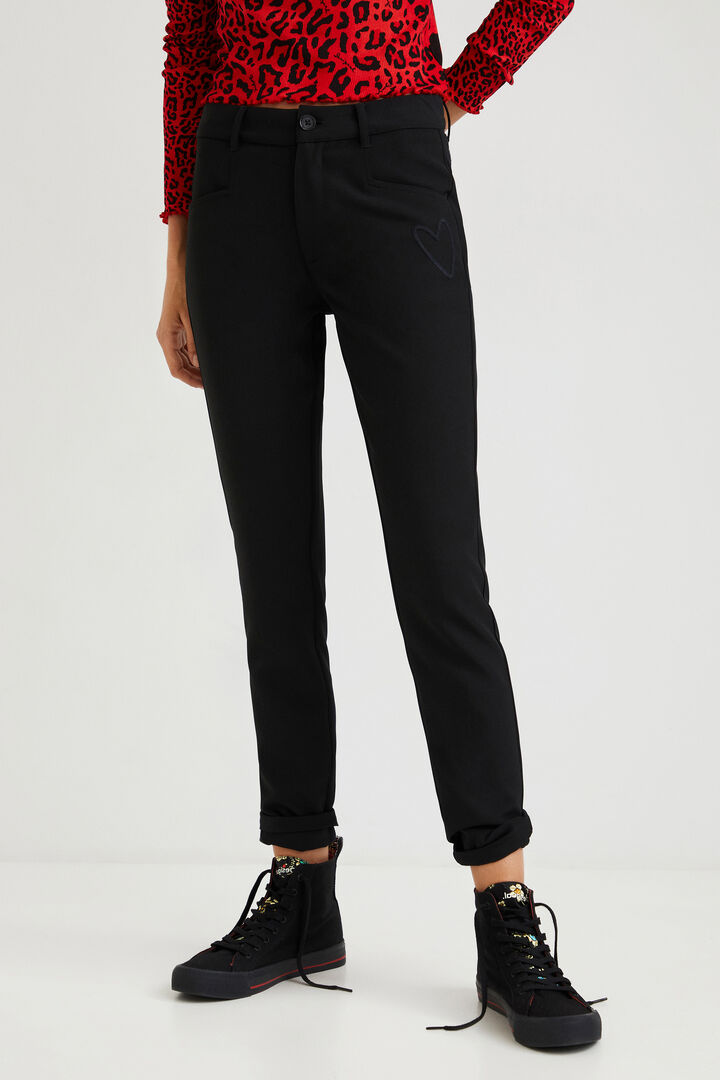 Slim long trousers | Desigual