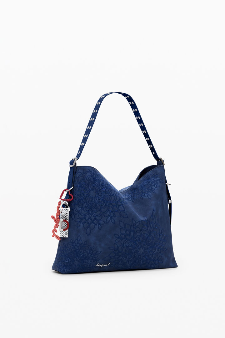 Medium mandala embossed shoulder bag | Desigual