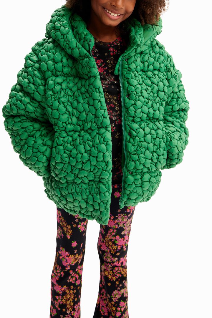 Textured quilted jacket | Desigual