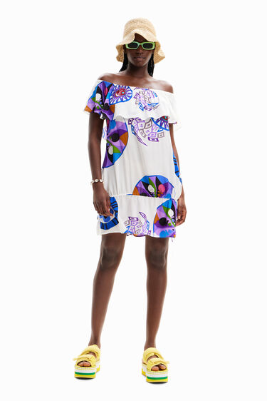 Vestit curt volant M. Christian Lacroix | Desigual