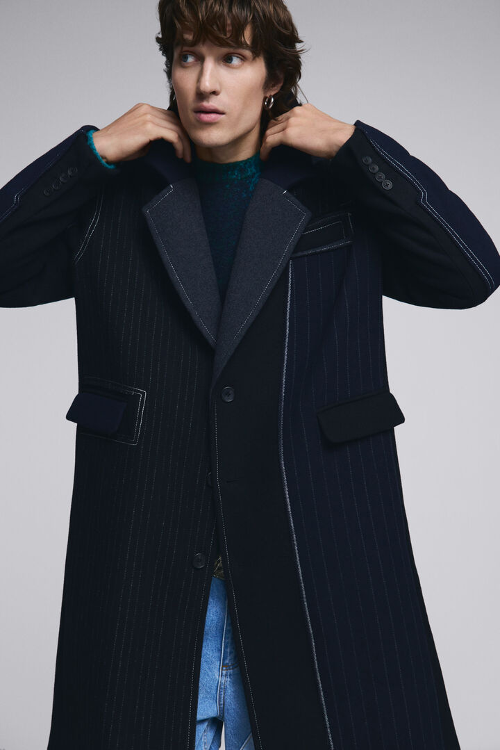 Abric llarg de ratlles | Desigual