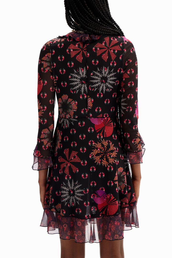 Vestido corto volantes | Desigual