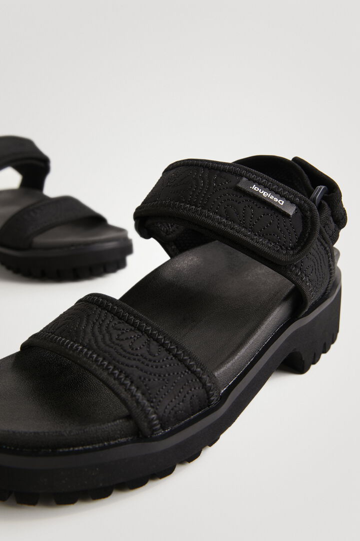 Fuchsia neoprene trekking sandals | Desigual