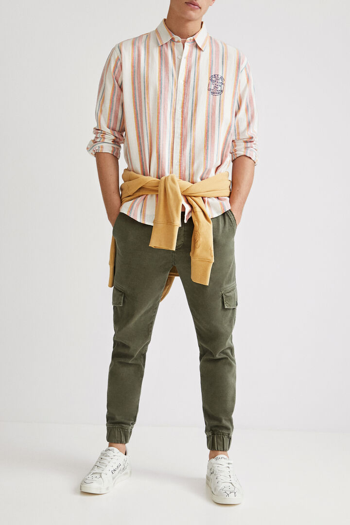 Long-sleeve striped shirt | Desigual