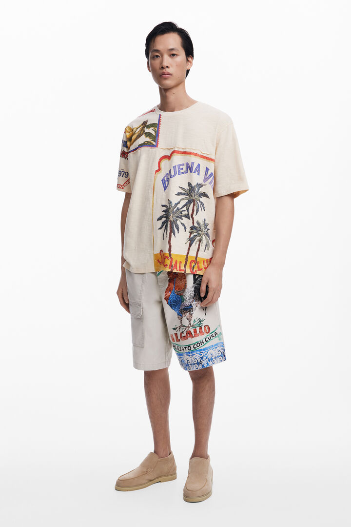BuenaVida postcard T-shirt | Desigual