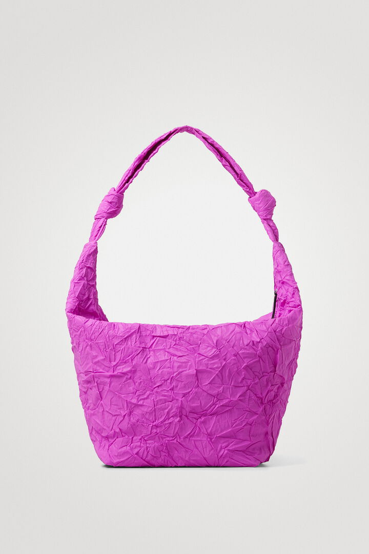 Wrinkled paper effect shoulder bag | Desigual