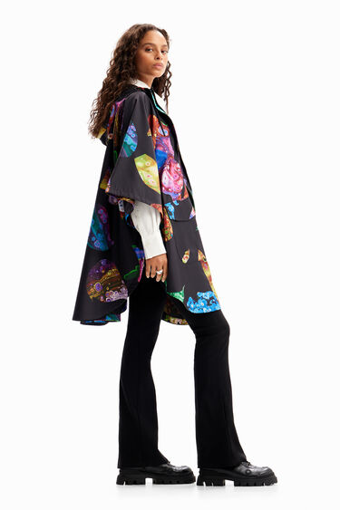 M. Christian Lacroix hooded raincoat | Desigual