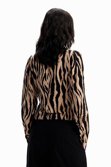 Brusa frunzida cintura | Desigual