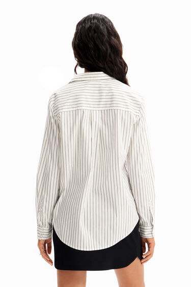 Striped flower shirt | Desigual