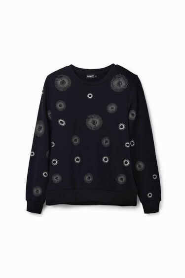 Sweatshirt bordados geométricos | Desigual