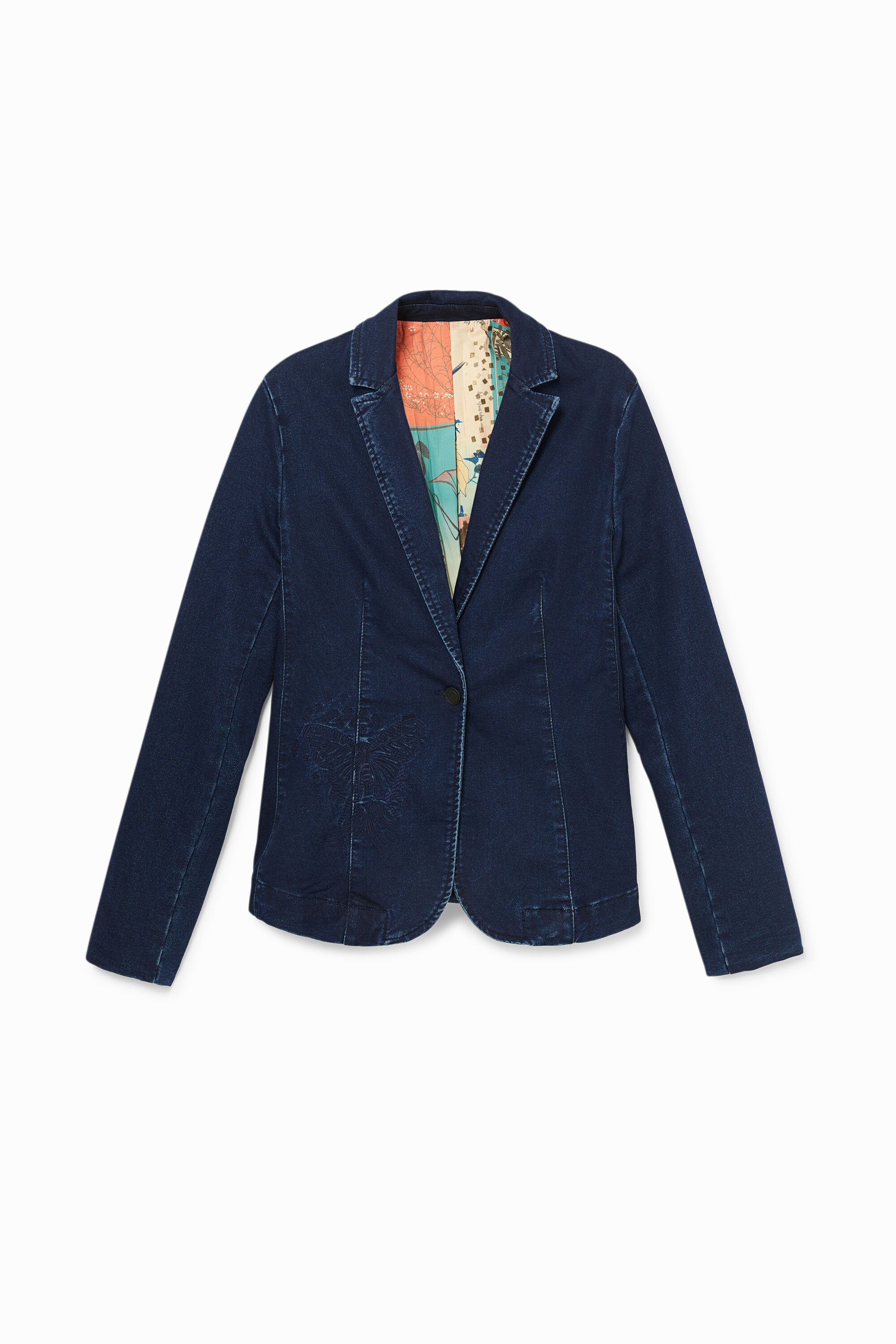 denim blazer