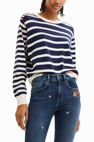 Jersei ratlles marineres | Desigual