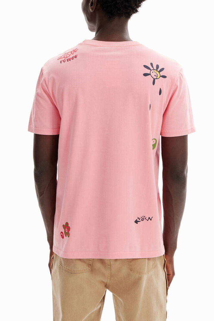 Camiseta manga corta peace | Desigual