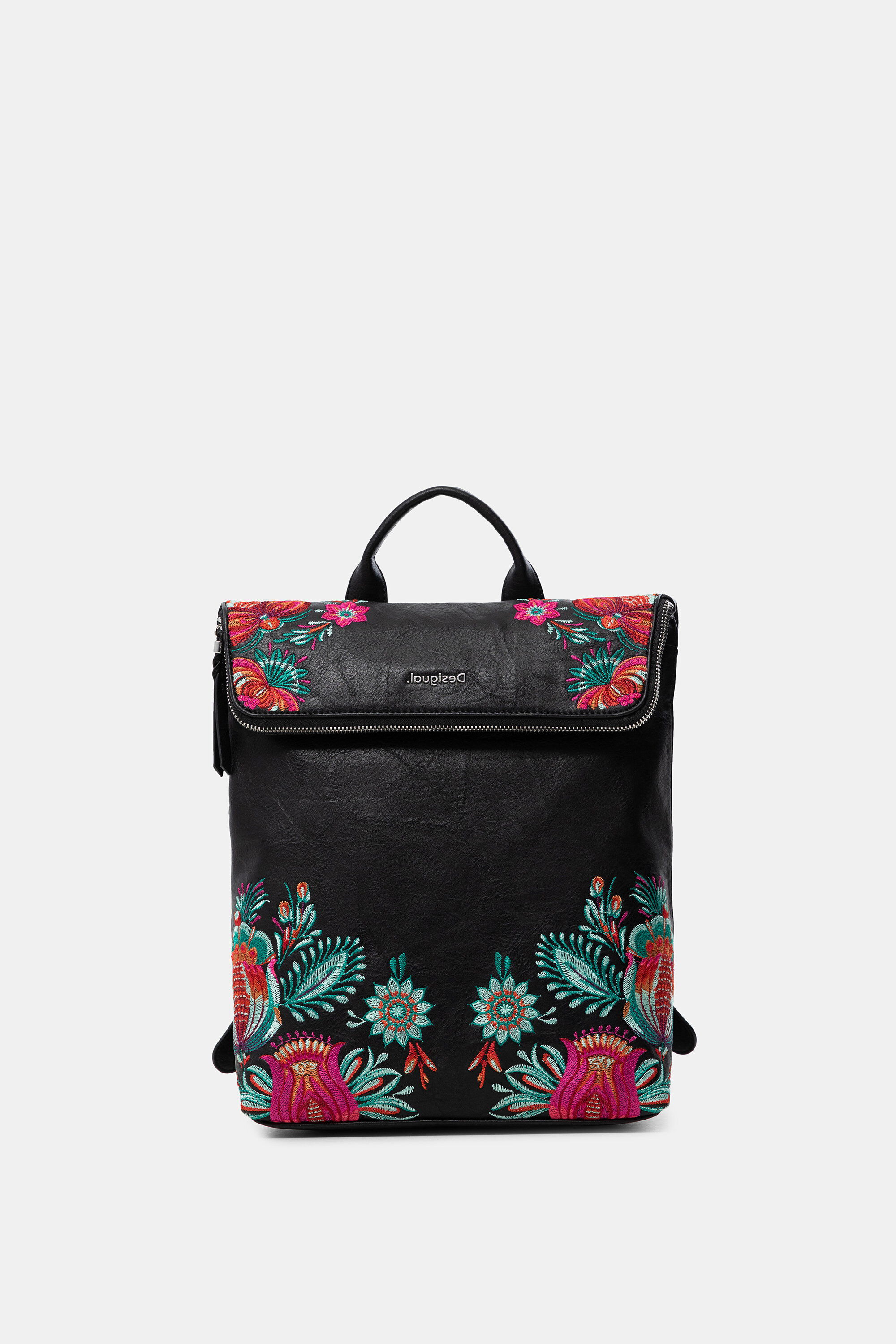 Mochila online desigual flores