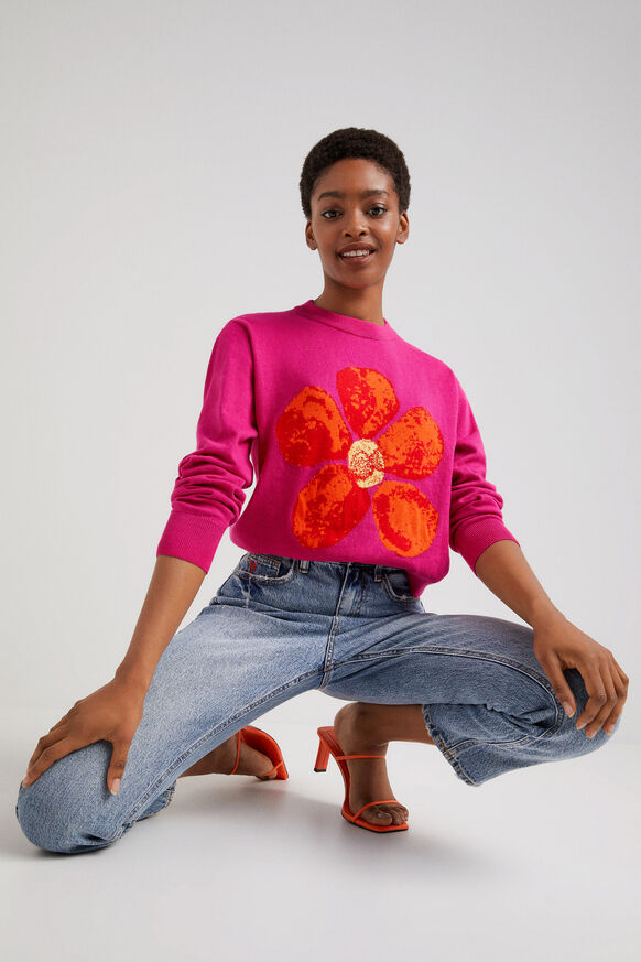 大輪の花 セーター | Desigual