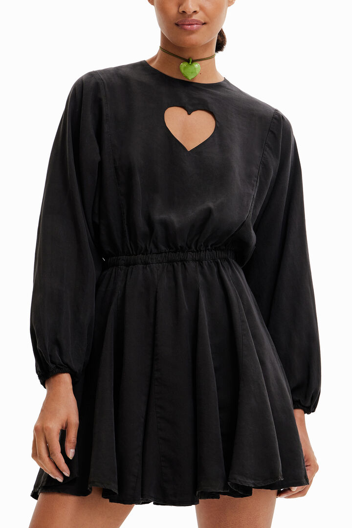 Vestido corto corazón | Desigual